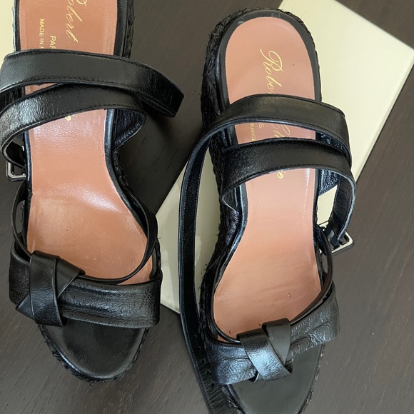 EUC Robert Clergerie Platform sandals size 6 Made in France - Picture 5 of 7